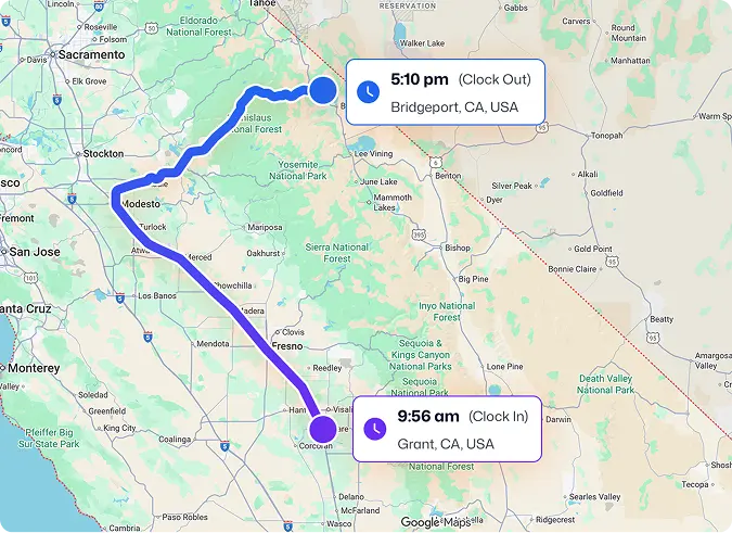 Geofence Clock-In/Clock-Out